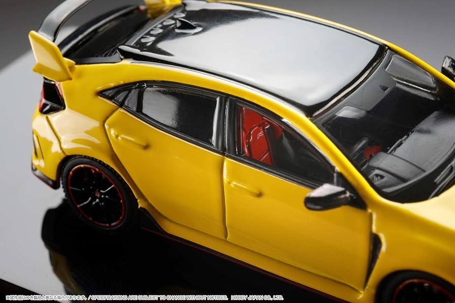 ホビージャパン ホンダ シビック TYPE R FL5クリスタル イエロー ホビージャパン ホンダ シビック TYPE R FL5クリスタル イエロー